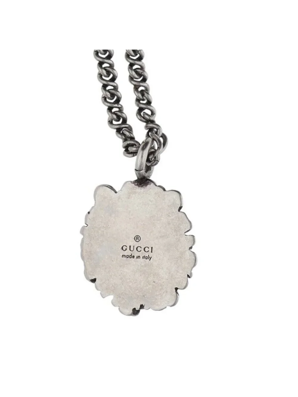 Gucci Lionhead Silver Chain Necklace - Picture 3 of 5